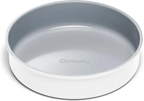 Miniatura 14 de Caraway Sartén Circular de Cerámica Antiadherente de 9" - Revestimiento de Cerámica Naturalmente Resbaladizo - No Tóxico, Libre de PTFE y PFOA - Gris