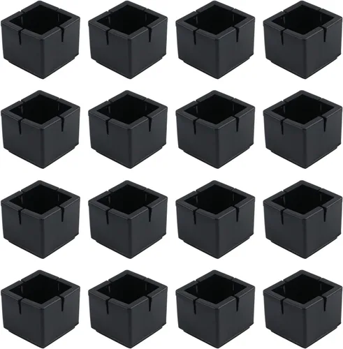 Miniatura 18 de Antrader - Tapas redondas de PVC de 1.5 pulgadas de diámetro, para patas de silla, color negro, paquete de 4