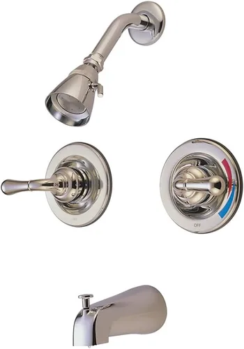Miniatura 4 de Kingston Brass KB672 Magellan - Grifo para bañera y ducha, alcance de boquilla de 5 pulgadas