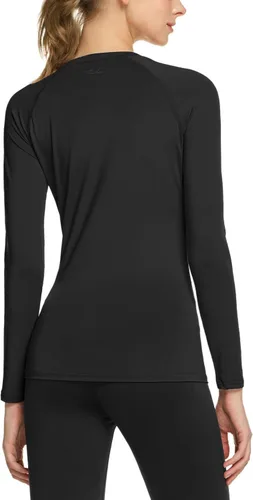 Miniatura 3 de TSLA - Paquete de 1 o 3 unidades de camiseta de compresión deportiva para mujer, ajuste fresco y seco, camiseta de manga larga para entrenamiento