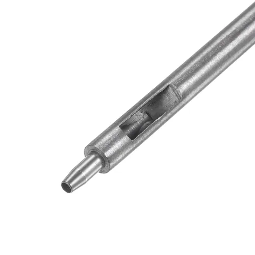 Miniatura 4 de HARFINGTON 2 piezas de perforador de cuero de 0.098 in recto, redondo, ojal, remache a presión, fijador para cuero, artesanía, ropa, bolso, cortina