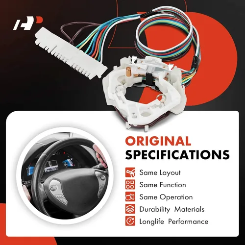 Miniatura 7 de A-Premium Interruptor de señal de giro Interruptor combinado multifunción compatible con Chevrolet GMC Buick Cadillac Oldsmobile Dodge AMC Jeep