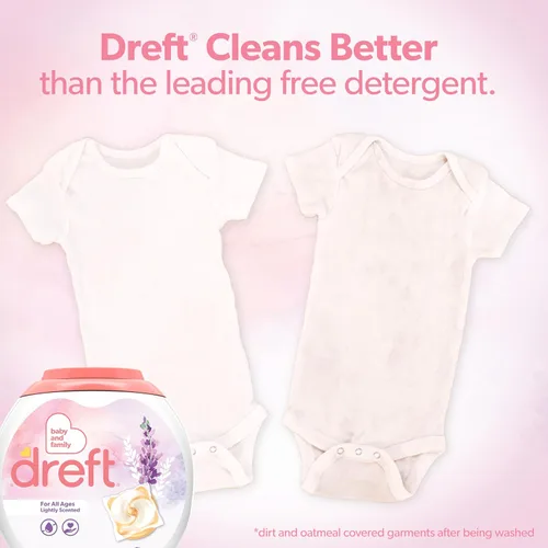 Miniatura 5 de Dreft - Detergente para ropa en cápsulas XL, aroma ligero, lavanda, 18