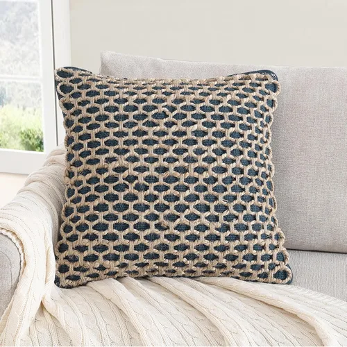 Miniatura 15 de Boho Living Jada Cojín Decorativo, Incluye Acento, Diseño Tejido Premium, Decoración de Sala de Estar, (1) Funda de Cojín de 20" x 20" con Relleno