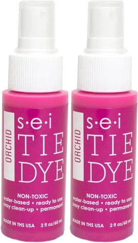 Miniatura 51 de S.E.I. Botella de spray de teñido anudado de caléndula: 2 oz. Spray de tinte de tela no tóxico, tinte permanente para ropa DIY, One Step