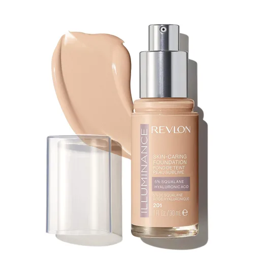 Miniatura 14 de Revlon Illuminance - Base líquida para el cuidado de la piel, ácido hialurónico, fórmula hidratante y nutritiva con cobertura media, bronceado claro