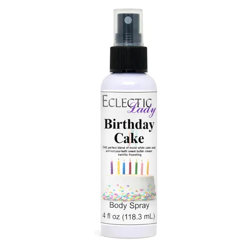 Miniatura 8 de Eclectic Lady Spray corporal para pastel de cumpleaños, doble fuerza, 2 onzas, espray corporal para mujeres con fragancia limpia, ligera y suave