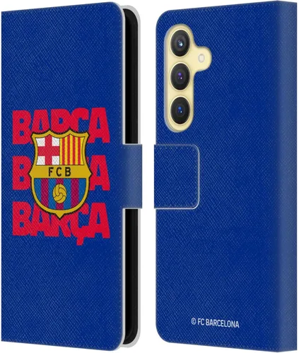 Miniatura 179 de Head Case Designs Funda de piel con licencia oficial del FC Barcelona Barca Crest Graphics para Samsung Galaxy A06 4G