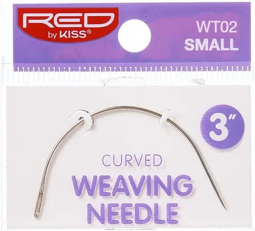 Miniatura 4 de Red by Kiss Hilo de tejer de pelo negro 547yard y agujas de tejer curvas Set Kit de extensión de cabello