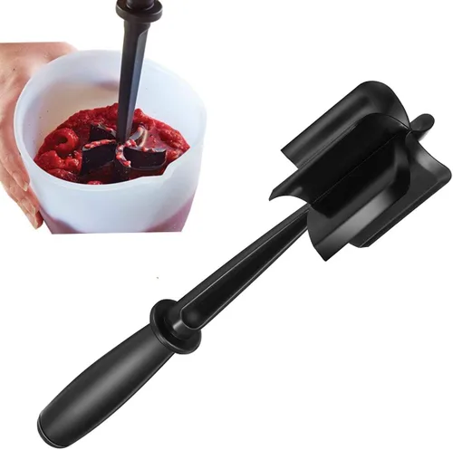 Espátula picadora de carne molida de cocina de 5 cuchillas | Herramientas de mezcla de carne molida para hamburguesas | para utensilios de cocina