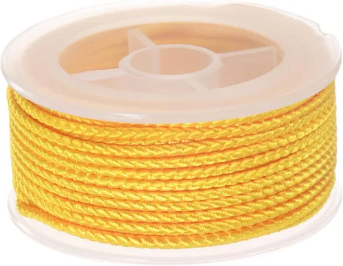 Miniatura 51 de HARFINGTON Cordón de hilo de nailon para cuentas de 0.063 in, cuerda de nailon trenzado extrafuerte para manualidades, pulseras, joyería, Negro