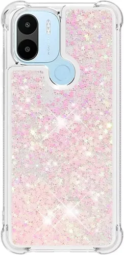 Miniatura 86 de Glitter Sparkle Moving Quicksand Flowing Cover para Xiaomi Redmi Note 10S Bling Liquid Clear Star Heart Silicona Bumper Funda transparente de goma a