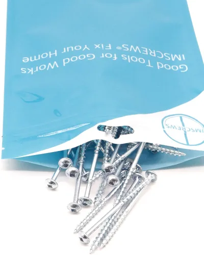 Miniatura 6 de IMSCREWS Tornillos de agujero de bolsillo #8 de 1-1/2 pulgadas, 50 unidades, tornillos de madera de cabeza cuadrada de arandela, rosca gruesa