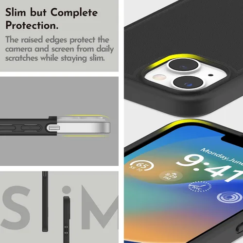 Miniatura 7 de Funda magnética para iPhone 14 Plus de 6.7 pulgadas (2022), soporte delgado con protector de pantalla compatible con Magsafe a prueba de golpes
