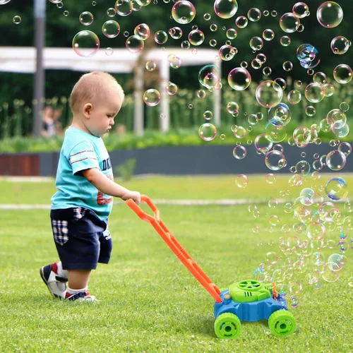 Miniatura 2 de Lydaz – Máquina de burbujas electrónicas para césped, juegos al aire libre, juguetes para niños