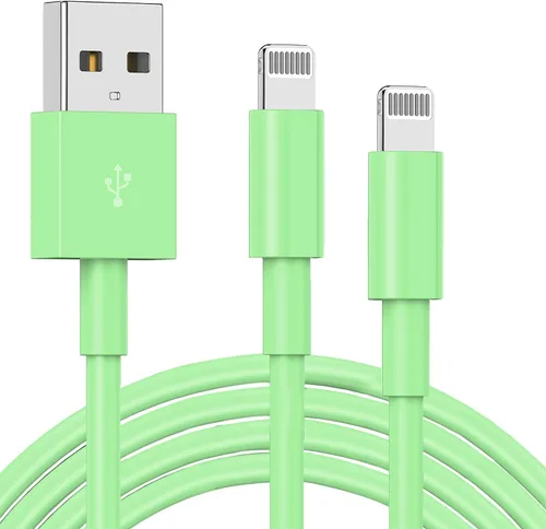 Miniatura 24 de Paquete de 3 cables de 10 pies con certificación MFi de Apple, cable largo de carga, Lightning a USB, carga rápida de 2.4 A, para iPhone 12/11/11