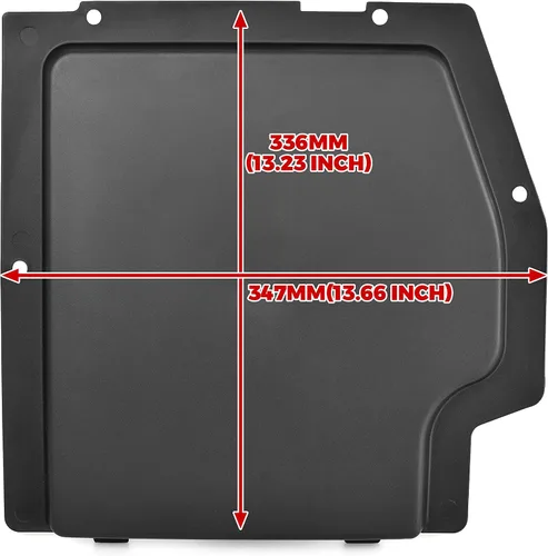 Miniatura 6 de SAUTVS Kit de cubierta de batería para Can-Am Maverick X3, placa de cubierta de batería de plástico negro para Can Am Maverick X3 MAX 2017-2025