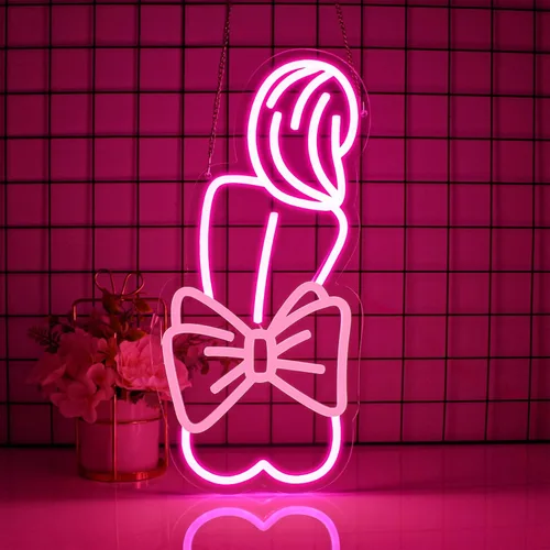 Miniatura 16 de Letrero de neón de Feliz Navidad, letreros de neón regulables JGHTURIE para decoración de pared, letrero iluminado para fiesta de Navidad, bar