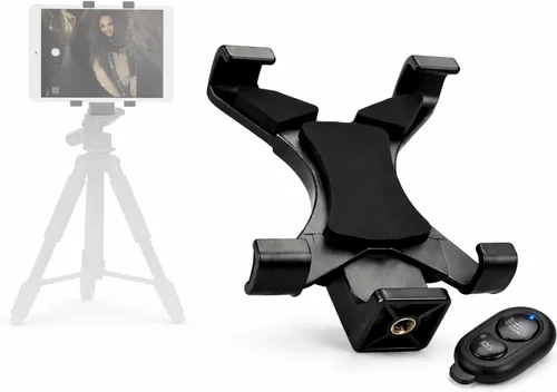 Miniatura 13 de Acuvar Soporte universal de trípode para tableta, adaptador de soporte ajustable para iPad, Samsung Galaxy Tab y Surface, se adapta a tabletas de 8