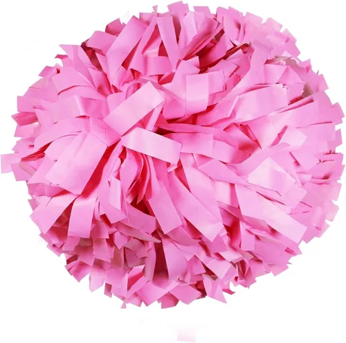 Miniatura 12 de Danzcue Paquete de 2 pompones de plástico de 6 pulgadas con mango de bastón