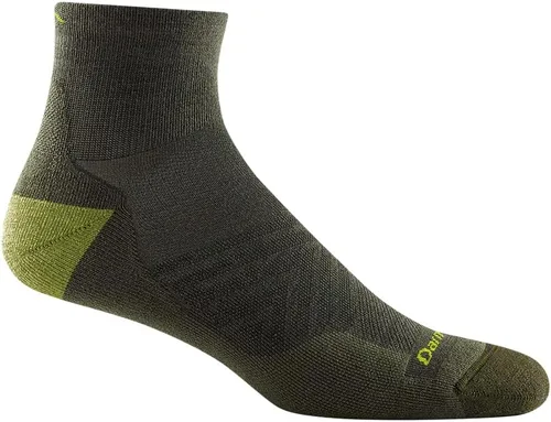 Miniatura 7 de Darn Tough Run 1/4 - Calcetines ultraligeros con cojín para hombre (estilo 1040)