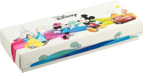 Miniatura 3 de Disney Princess Kids' Plastic Time Teacher Analog Quartz Nylon Strap Watch