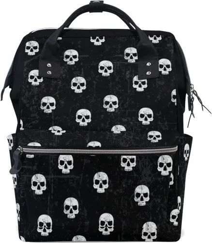 Miniatura 13 de Bolsa de pañales para bebés de gran capacidad, estilista de peluquería, tijeras de impresión duradera multifunción mochila de viaje, Alien Planeta