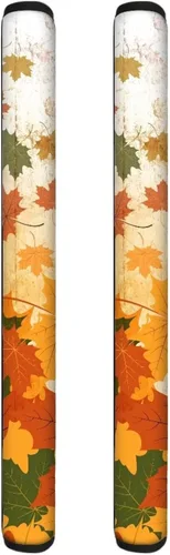 Miniatura 20 de DISNIMO Juego de 2 fundas para manijas de puerta de refrigerador con diseño floral de mariposa azul, protector de decoración de electrodomésticos