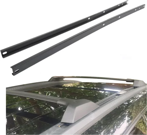 Miniatura 10 de ECOTRIC - Barras transversales de techo, de aluminio, estilo de fábrica, paquete de rieles laterales para Chevy Chevrolet Traverse 2009-2017