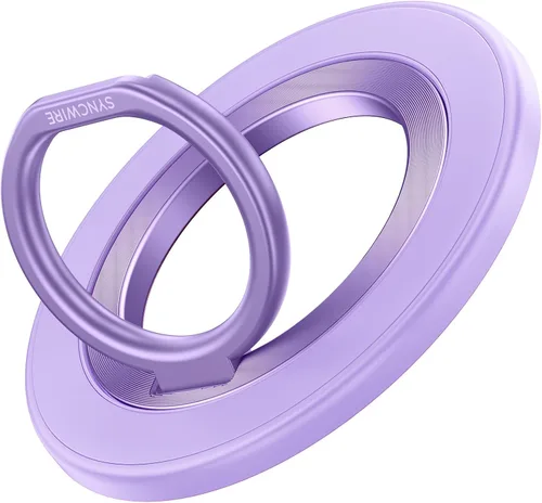 Miniatura 16 de SYNCWIRE Soporte de Anillo Magnético para Teléfono para MagSafe, Soporte de Agarre para Teléfono Celular con Rotación de 360°, Anillo para Dedo