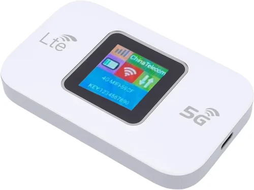 Miniatura 6 de Enrutador de punto de acceso móvil 5G, 300Mbps de alta velocidad LTE WiFi portátil con cifrado WPA WPA2, para viajes al aire libre Europa, Asia