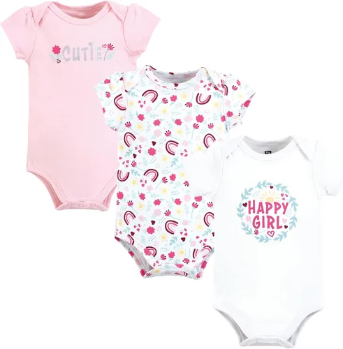 Miniatura 343 de Hudson Baby baby-girls Cotton Bodysuits 3-pack