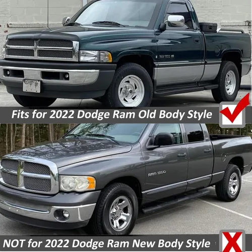 Miniatura 5 de Para 1994 1995 1996 1997 1998 1999 2000 2001 Dodge Ram 1500, 94-02 Ram 2500 3500 (Modelos No Deportivos) Conjunto de Faro Compatible con Faros
