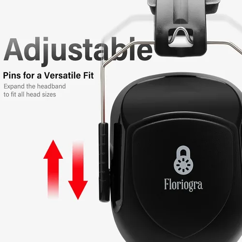 Miniatura 2 de Paquete de 2 auriculares con cancelación de ruido de 34dB para tiro, orejeras de protección auditiva, auriculares de protección auditiva, orejeras