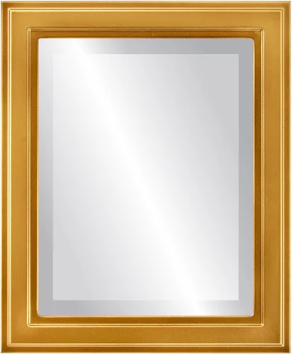 Miniatura 17 de OVALCREST Espejo de pared biselado rectangular para decoración del hogar, estilo Wright - Oro champán - Dimensiones exteriores de 16 x 20 pulgadas