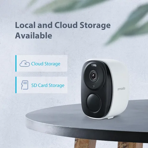 Miniatura 6 de Zmodo Cámara de seguridad inalámbrica para exteriores, sin cables, recargable, cámara interior alimentada por batería, visión de 100 grados, visión