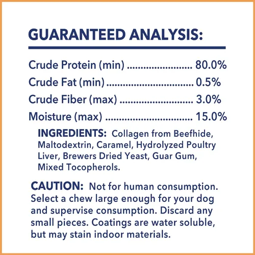 Miniatura 6 de Pet Factory CareChewz - Golosinas masticables de colágeno de 6 a 7 pulgadas para perros, sabor a pollo, 12 unidades/1 paquete
