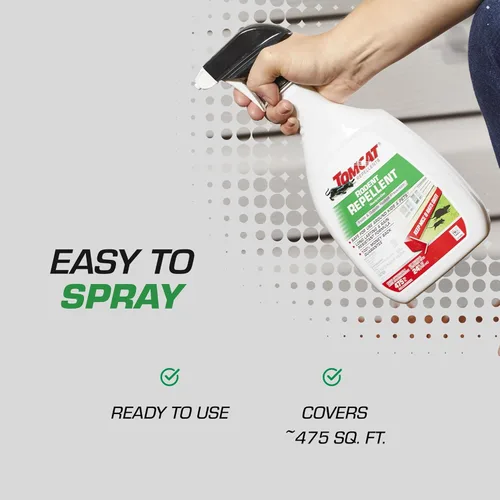 Miniatura 8 de Tomcat Repellents Repelente de roedores listo para usar, paquete de 1 unidad, 24 onzas