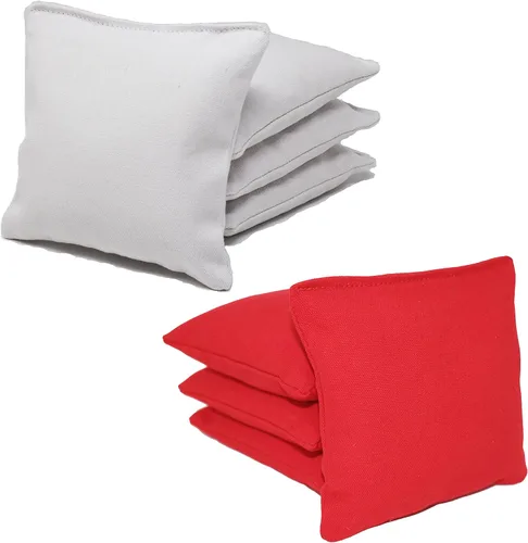 Miniatura 26 de Bolsas de cornhole con regulación ACA de Donkey Sports (personalizable) Juego de 8. Relleno de maíz. - Negro/Violeta