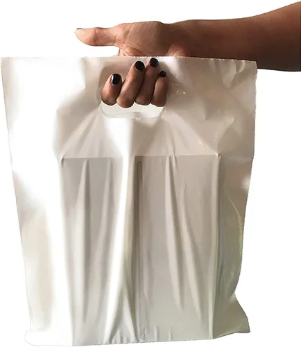Miniatura 6 de Bolsas de mercancía, asas troqueladas, resistentes, duraderas y resistentes a desgarros, perfectas para tiendas minoristas, boutiques o cualquier