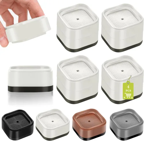 Miniatura 10 de Paquete de 12 elevadores de muebles de 1, 2 o 3 pulgadas, elevadores de cama ajustables resistentes para mesa, escritorio, sofá, silla, gabinete