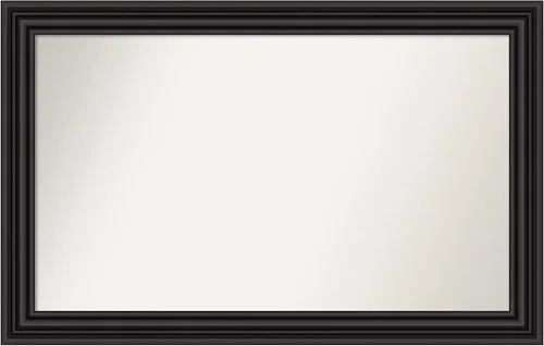 Miniatura 192 de Amanti Art Espejo personalizado, espejo de baño negro puente, espejo de pared o espejo de tocador de baño sobre el fregadero (26 x 26 pulgadas)