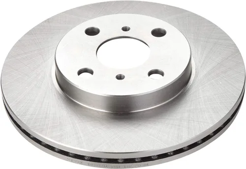 Miniatura 6 de TRQ Rotor de freno de disco delantero y pastillas de freno de cerámica con líquido de frenos y kit de limpiador compatible con Scion xA 2004-2006