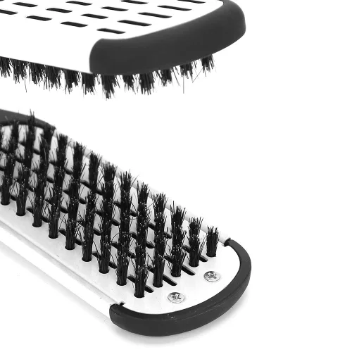 Miniatura 7 de cepillo para planchar pelo planchar. usura uni4e 25 × 5 × 4 profesional en forma de V abrazadera de peinado peine alisado peine herramienta
