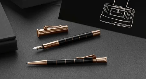 Miniatura 6 de Graf von Faber-Castell Pluma Estilográfica Anello Oro Rosa - Mediano