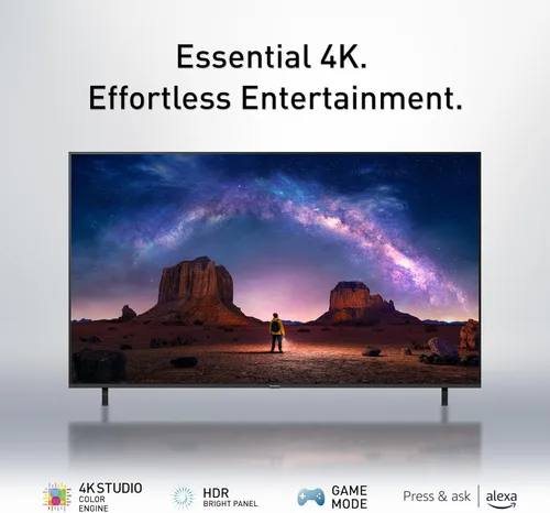 Miniatura 2 de Panasonic Serie W70 (Modelo 2025) 43" LED 4K Ultra HD Smart Fire TV, Presione y pregunte a Alexa, Apple AirPlay, HDR10+, HDMI 2.1, y soporte