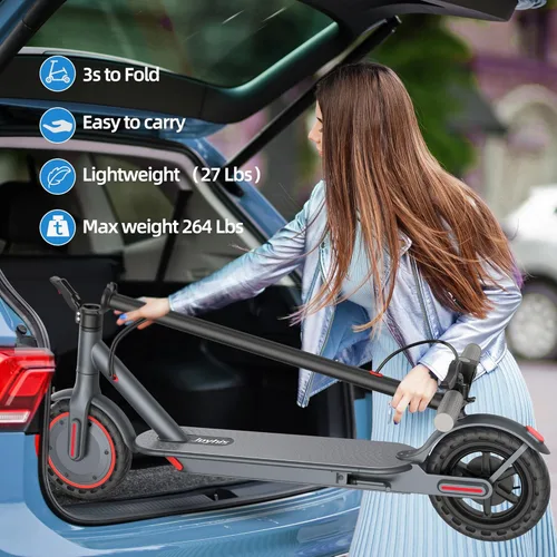 Miniatura 5 de Joyhis Electric Scooter for Adults with Seat, 15-21 Miles Range Scooters, 19Mph Escooter, 8.5"/10" Folding Scooters with APP Control, 350W/500W