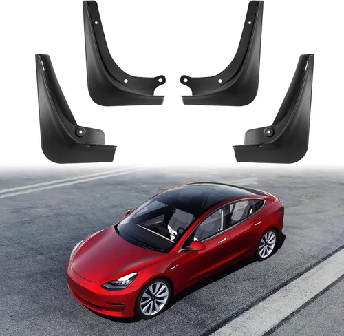 Miniatura 22 de BDFHYK Guardabarros 4 Piezas Guardabarros Delanteros y Traseros Compatibles con Ford Fusion 2013-2018 Sin Guardabarros OEM