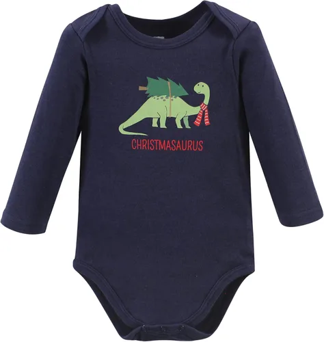 Miniatura 68 de Hudson Baby Body unisex de algodón de manga larga para bebé, leopardo rosa rojo