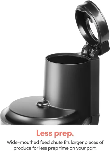 Miniatura 4 de nutribullet Exprimidor lento, máquina exprimidora de masticación lenta, negro carbón, NBJ50300, 24 onzas y licuadora personal para batidos, batidos